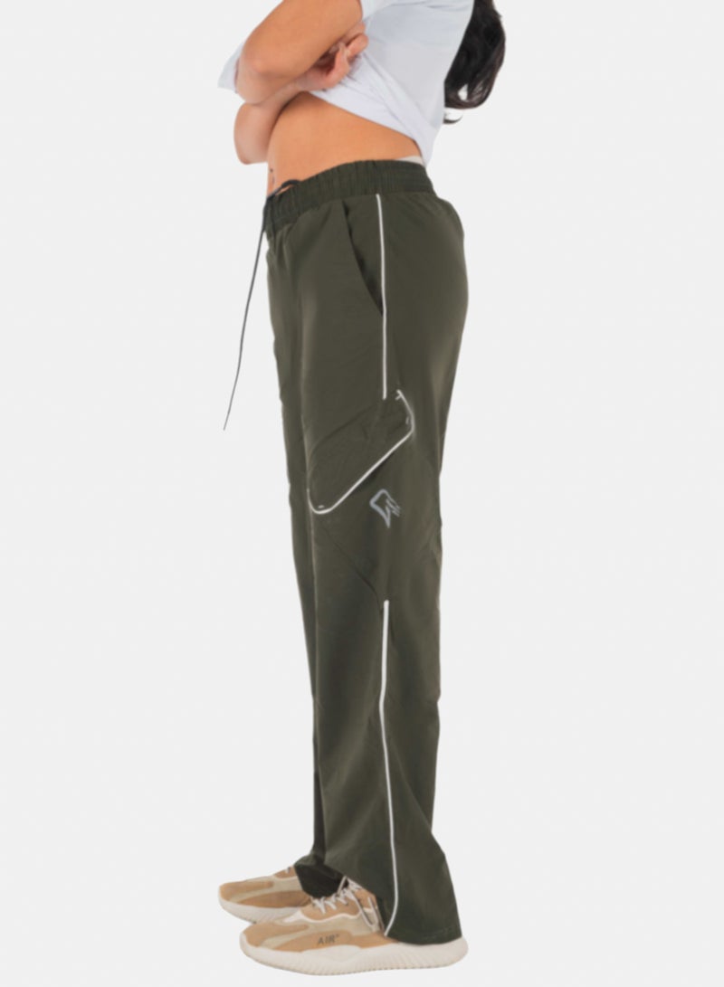 Gorilla drift dark green wide pants - Image 4
